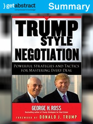 cover image of Trump Style Negotiation (Summary)